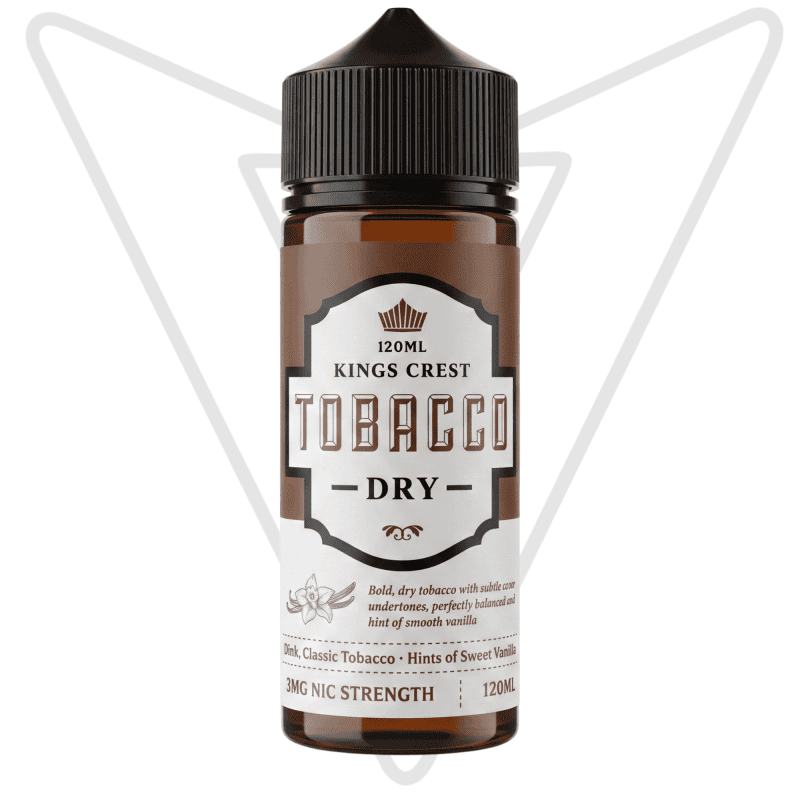 Kings Crest Dry Tobacco 120ml Freebase Price in Bangladesh