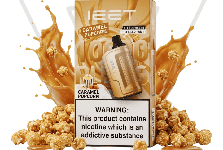 IEET Caramel Popcorn 10K Puffs Disposable Price in Bangladesh